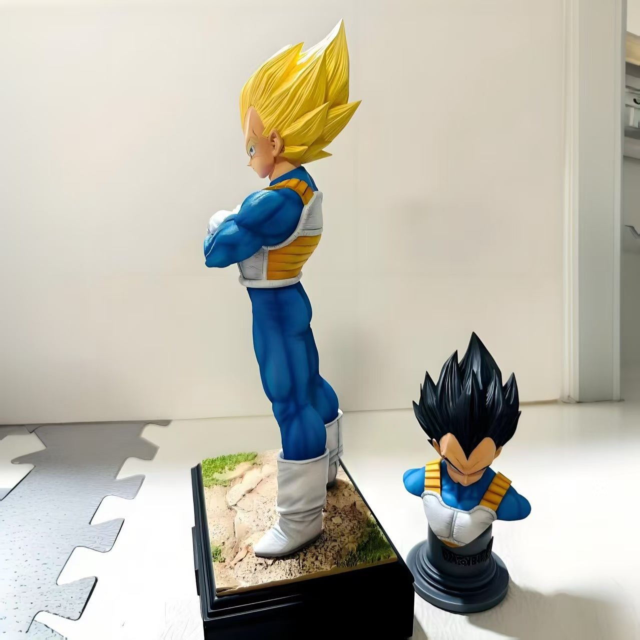 Seven Dragon Ball Unlimited Z Warrior Unlimited Vegeta Double Head Statue Combination Gk Model Handpiece Anime Model Boxed Set Arrangement Peripheral Anime Arrangement - MANGI SHOP