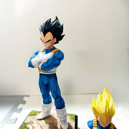 Seven Dragon Ball Unlimited Z Warrior Unlimited Vegeta Double Head Statue Combination Gk Model Handpiece Anime Model Boxed Set Arrangement Peripheral Anime Arrangement - MANGI SHOP