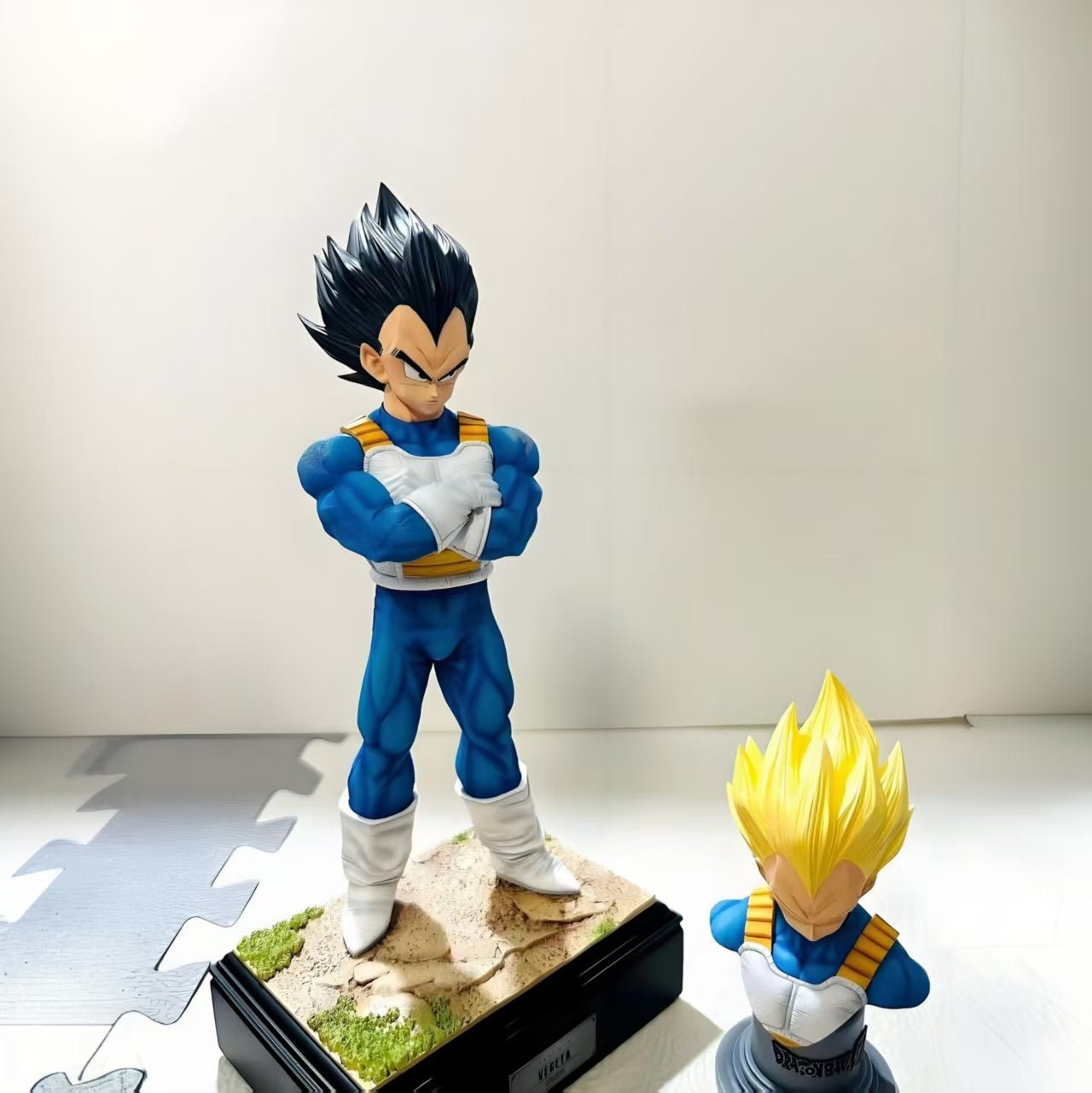 Seven Dragon Ball Unlimited Z Warrior Unlimited Vegeta Double Head Statue Combination Gk Model Handpiece Anime Model Boxed Set Arrangement Peripheral Anime Arrangement - MANGI SHOP