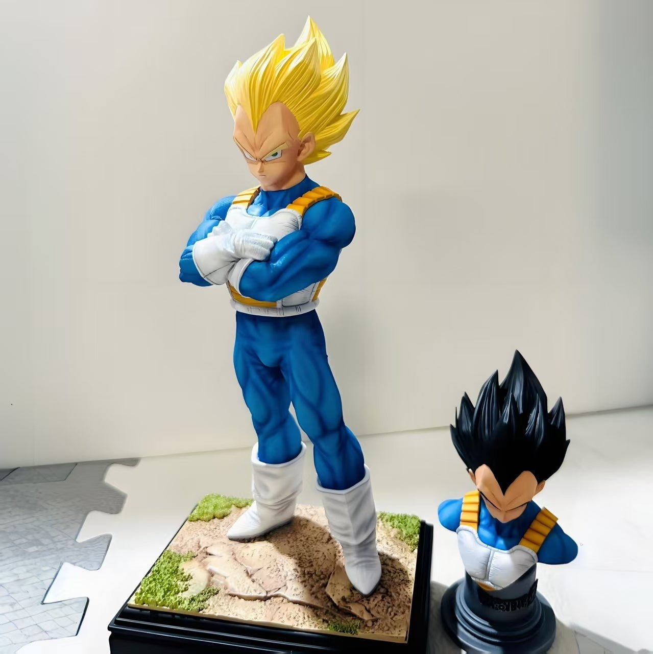 Seven Dragon Ball Unlimited Z Warrior Unlimited Vegeta Double Head Statue Combination Gk Model Handpiece Anime Model Boxed Set Arrangement Peripheral Anime Arrangement - MANGI SHOP